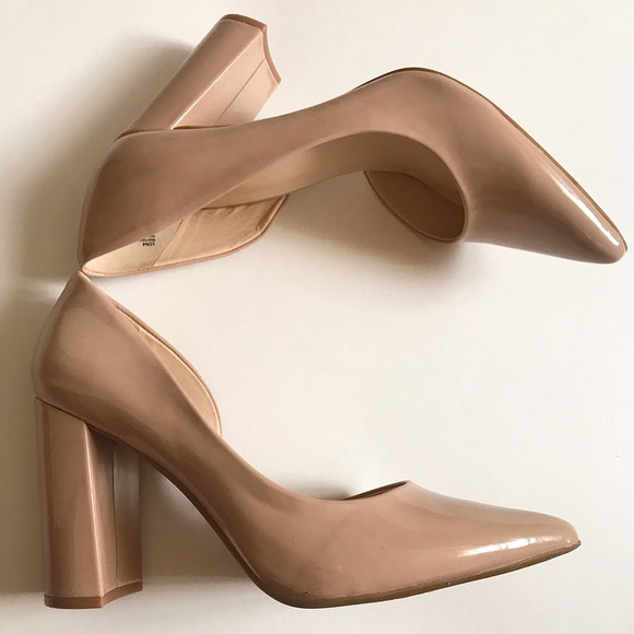 Nine West Anisax9 d’Orsay Pointed Toe Block Heel Pump - Picture 4 of 8